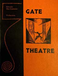 Playbill from the Gate Theatre