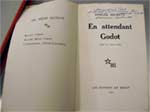 Waiting for Godot, first edition